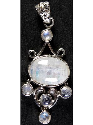 Rainbow Moonstone Pendant