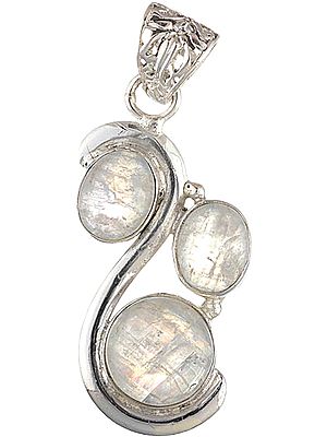 Rainbow Moonstone Pendant