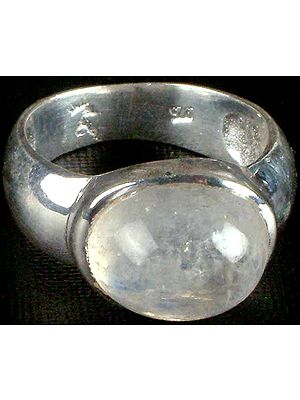 Rainbow Moonstone Ring