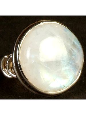 Rainbow Moonstone Ring