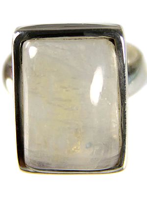 Rainbow Moonstone Ring