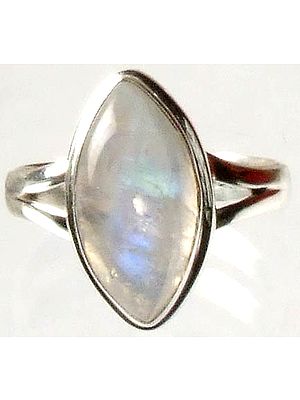 Rainbow Moonstone Ring