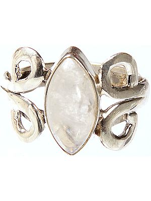 Rainbow Moonstone Ring