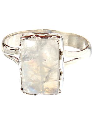 Rainbow Moonstone Ring