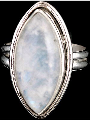 Rainbow Moonstone Ring