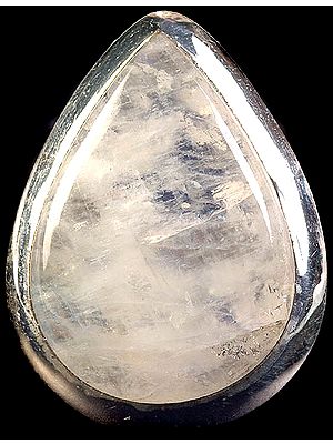 Rainbow Moonstone Teardrop Ring