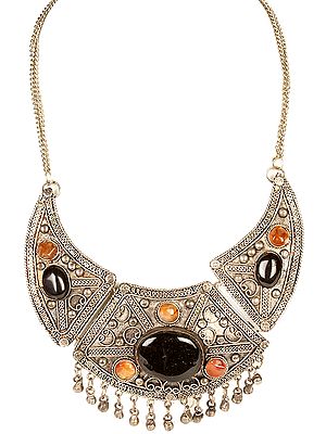 Rajasthani Amuletic Necklace with Filigree