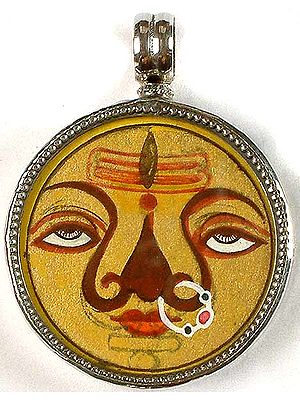 Rear Shakti in Trident with Om in Back