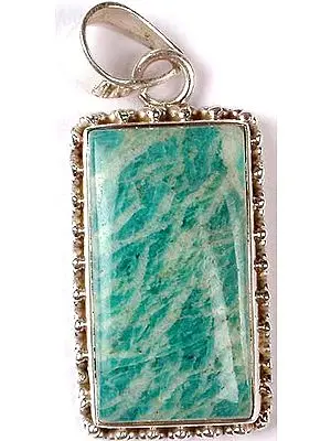 Rectangular Amazonite Pendant