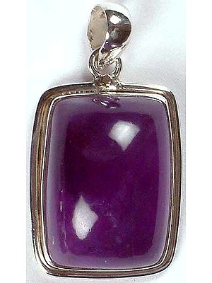 Rectangular Amethyst Pendant