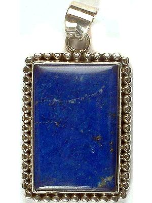 Rectangular Lapis Lazuli Pendant