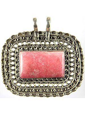 Rhodochrosite Large Pendant