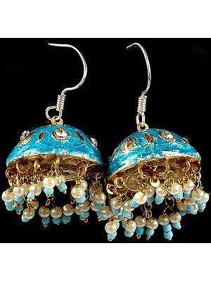 Robin's Egg Blue Umbrella Chandeliers