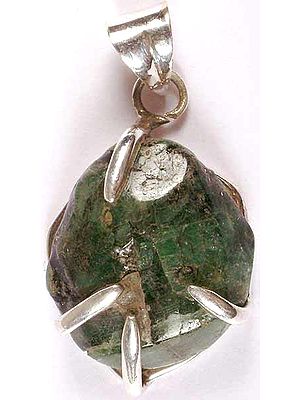 Rough Emerald Pendant