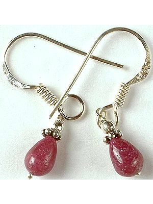 Ruby Drop Earrings