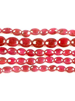 Ruby Plain Ovals