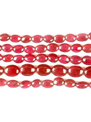 Ruby Plain Ovals