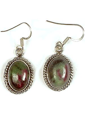 Ruby Zoisite Earrings