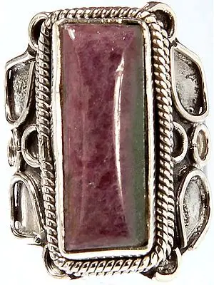 Sterling Silver Ruby Zoisite Ring