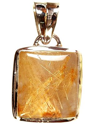 Rutilated Quartz Pendant