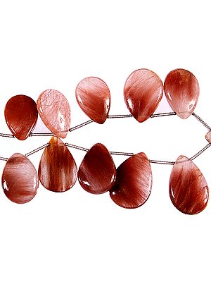 Rutilated Quartz Plain Briolette