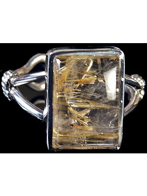 Rutilated Quartz Ring