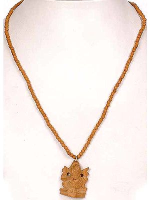 Sandalwood Ganesha Necklace