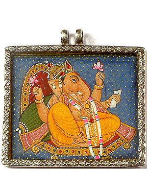 Shri Ganesha Seated in Maharaja-Lila Asana