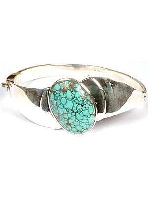 Spider's Web Turquoise Bracelet