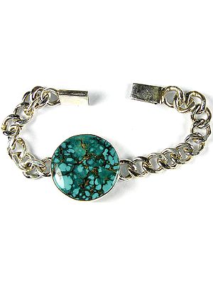 Spider's Web Turquoise Bracelet