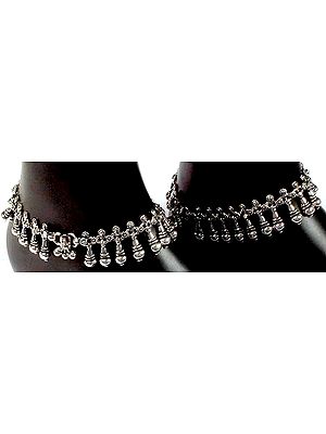 Sterling Anklets from Rajasthan