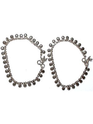 Sterling Anklets from Rajasthan