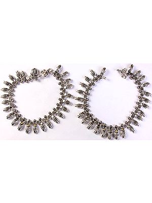 Sterling Ethnic Anklets (Price Per Pair)