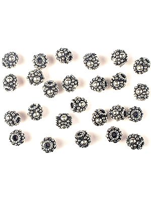 Sterling Beads with Knotted Rope (Price Per Pair)