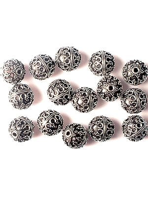 Sterling Beads<br>(Price Per Four Pieces)