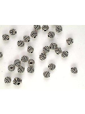 Sterling Drum Beads