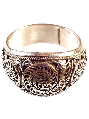 Sterling Filigree Ring