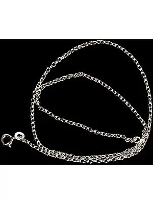Sterling Fine Chain with Spring Lock to Hang Your Pendant On