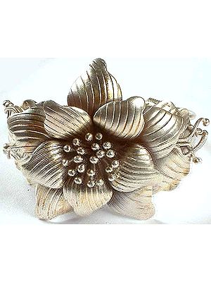 Sterling Flower Bracelet