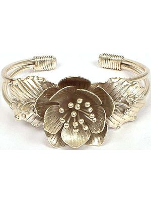 Sterling Flower Bracelet