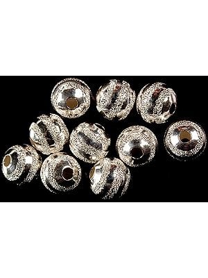 Sterling Frosted Balls (Price Per Piece)