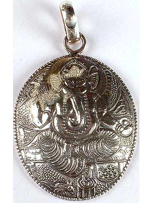 Sterling Ganesha Pendant