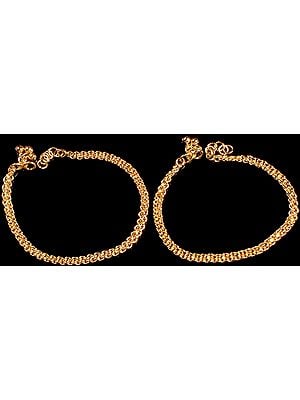 Memoir Gold plated wedding bridal adjustable free size toering jewellery  for Women : Saloni Xaviers: Amazon.in: Fashion