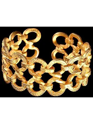 Gold-plated Bracelet Penannular