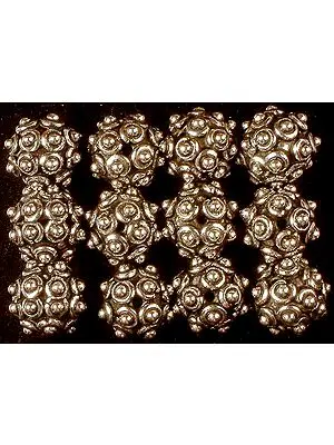 Sterling Granulated Beads | Indian Fashion Jewelry