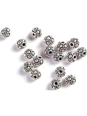 Sterling Granulated Fine Beads (Price Per Four Pieces)