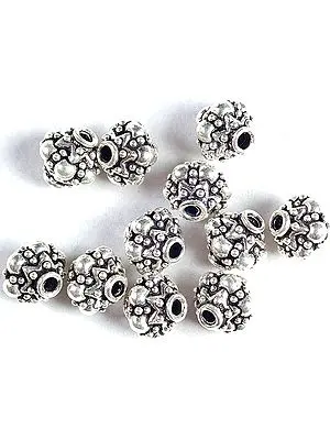 Sterling Granulated Vases (Price Per Pair)