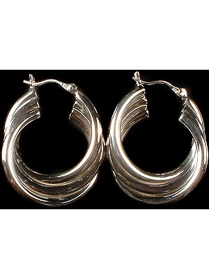 Sterling Hoops