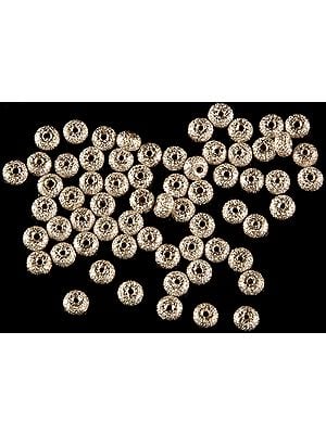 Sterling Matt Finished Washers (Price Per Six Pieces)