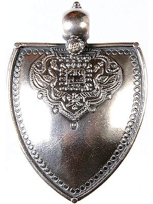 Sterling Medieval Emblem Pendant
